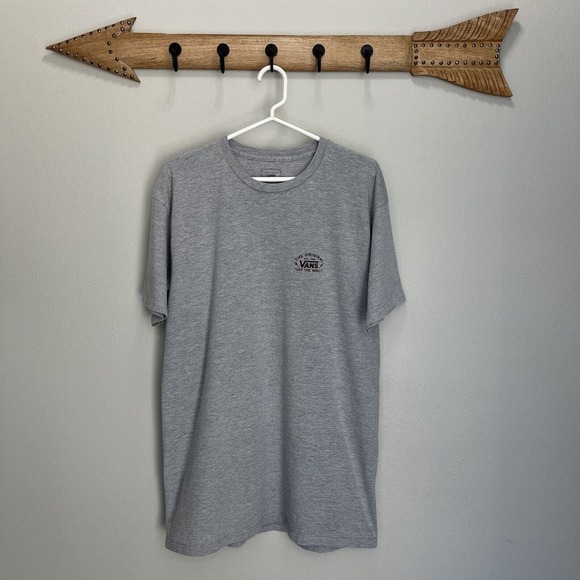 Vans Other - Vans | Gray & Maroon Off The Wall Short Sleeve Shirt Logo Large Men’s Classic
